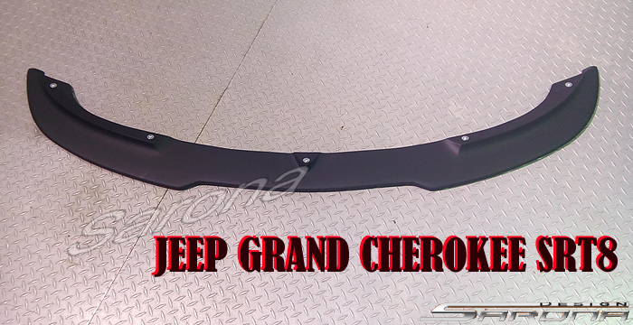 Custom Jeep Grand Cherokee  SUV/SAV/Crossover Front Add-on Lip (2005 - 2010) - $290.00 (Part #JP-009-FA)